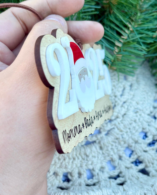 Family Christmas Ornament: Holiday Keepsake