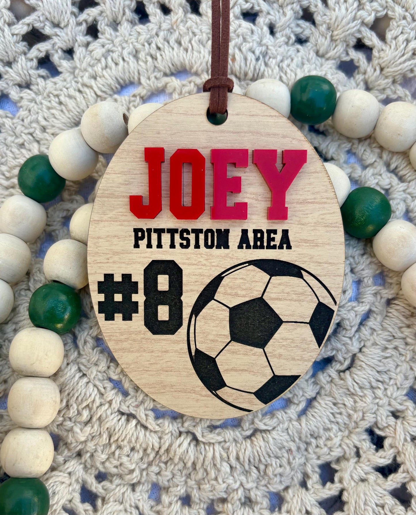 Soccer Christmas Ornament: Children’s Keepsake