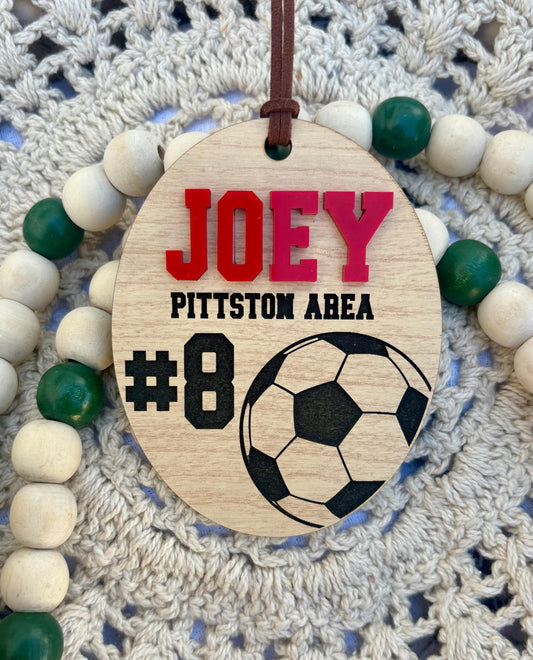 Soccer Christmas Ornament: Children’s Keepsake