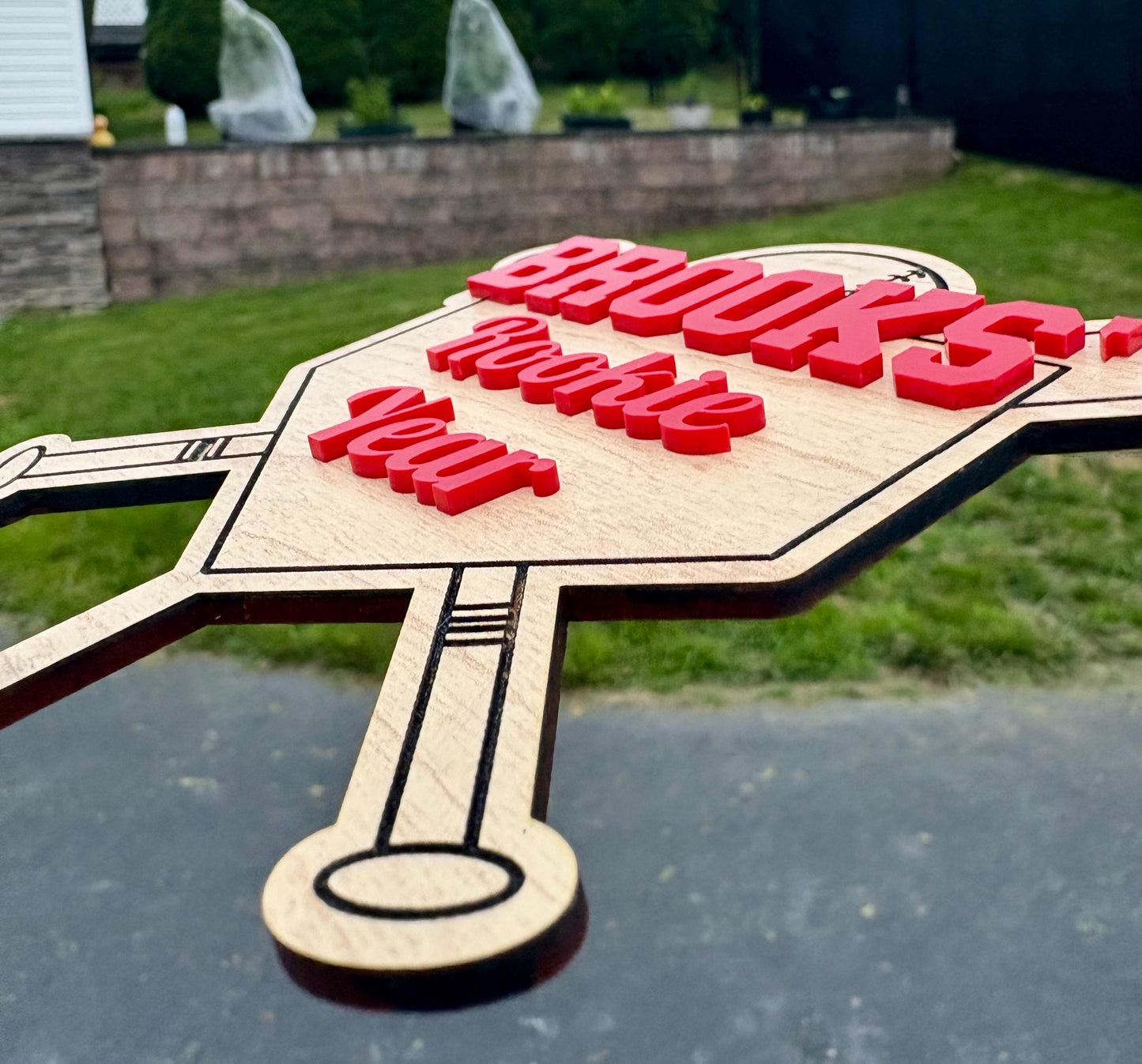 Personalized Baseball Cake Topper: Rookie of the Year, First Birthday
