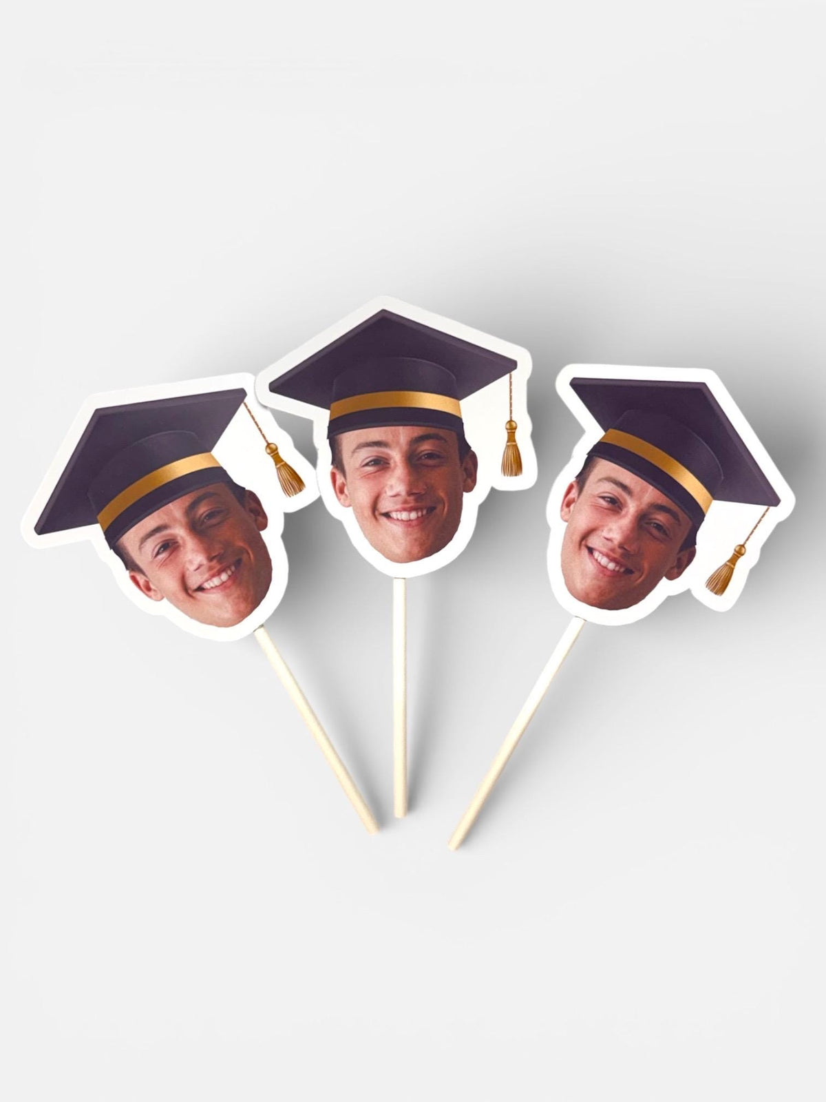 Custom Graduation Cupcake Toppers for Class of 2026