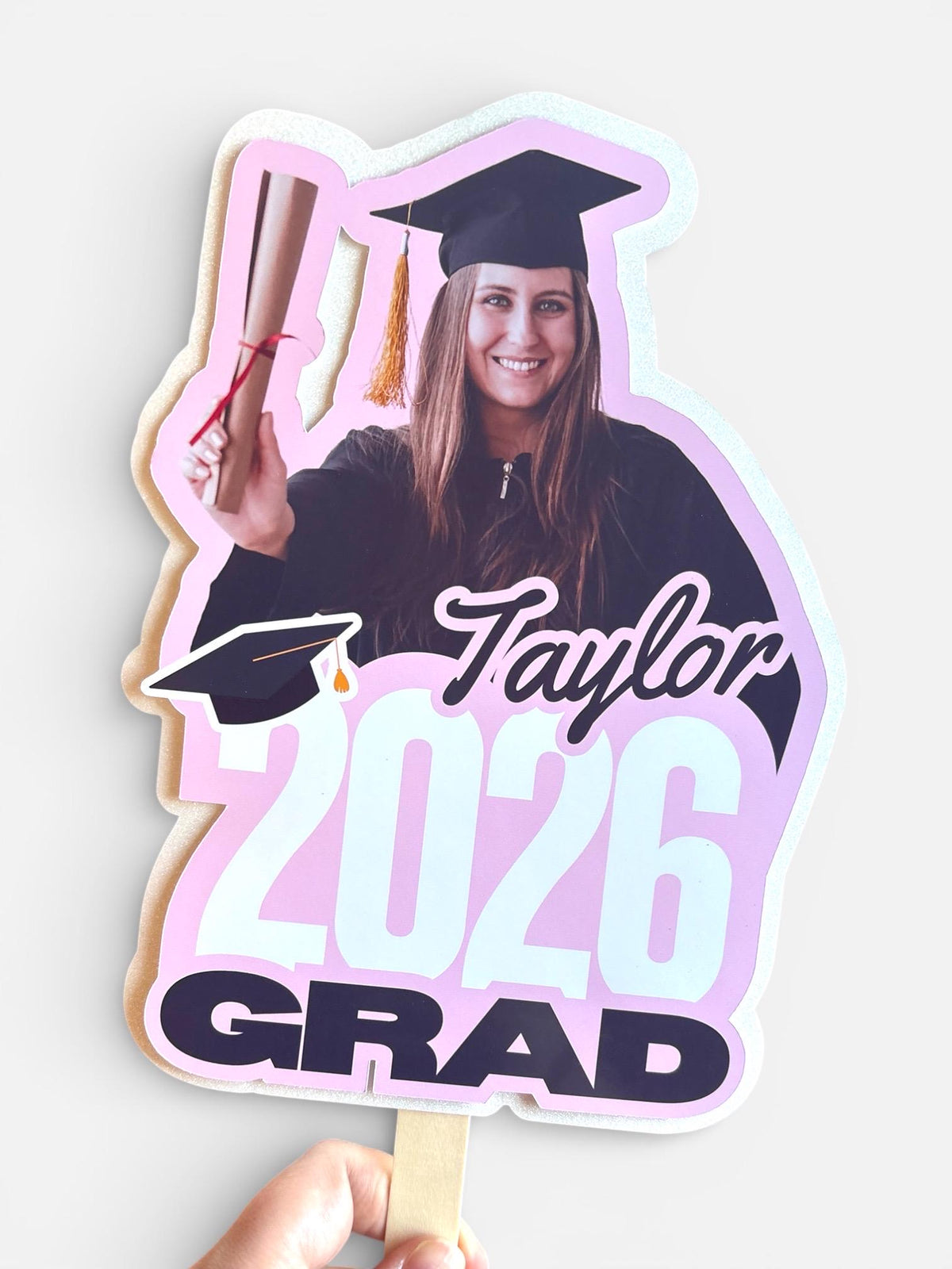 Personalized Graduation Photo Fan – Custom Grad Keepsake Décor
