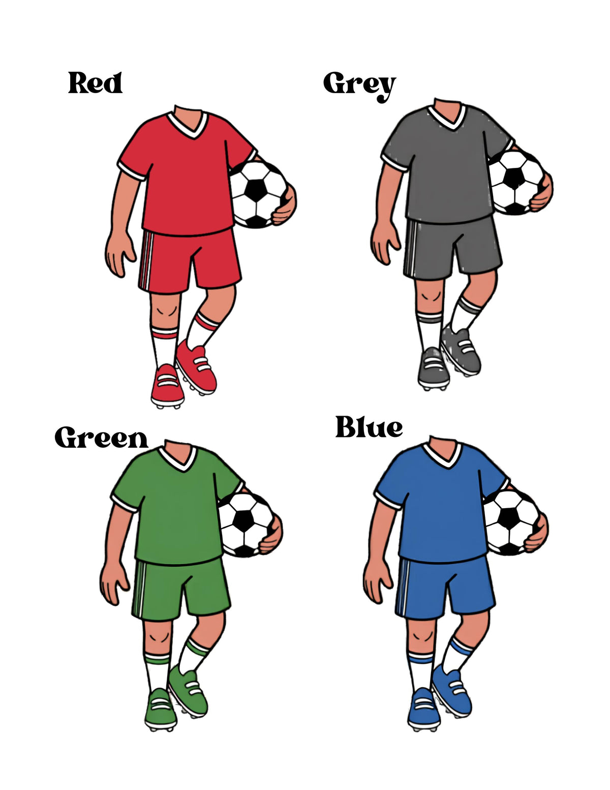 Soccer Themed Face Cupcake Toppers for Birthdays, Bachelor Parties, Baby Showers and More