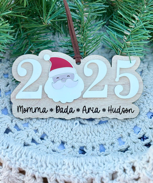 Family Christmas Ornament: Holiday Keepsake