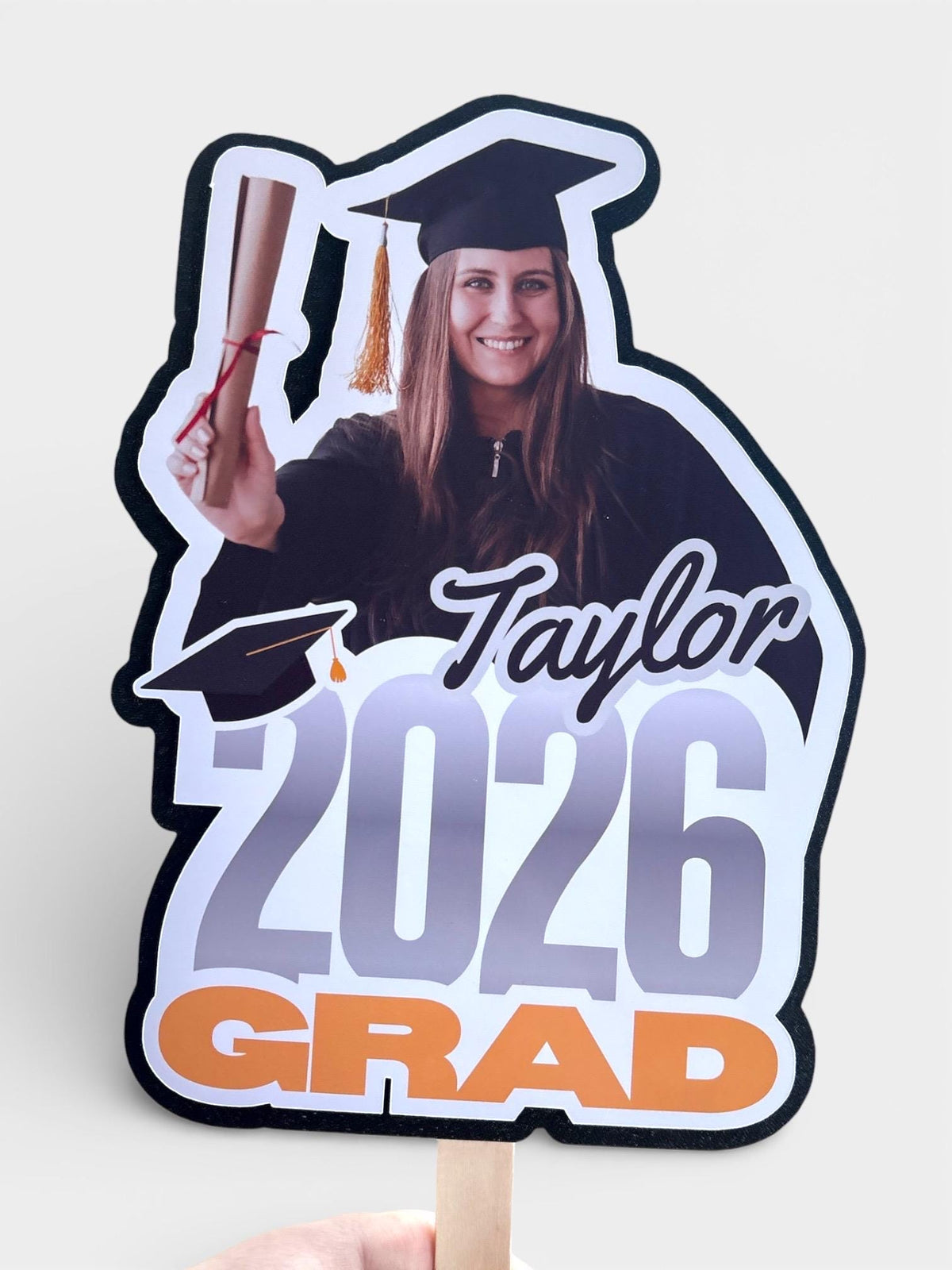 Personalized Graduation Photo Fan – Custom Grad Keepsake Décor