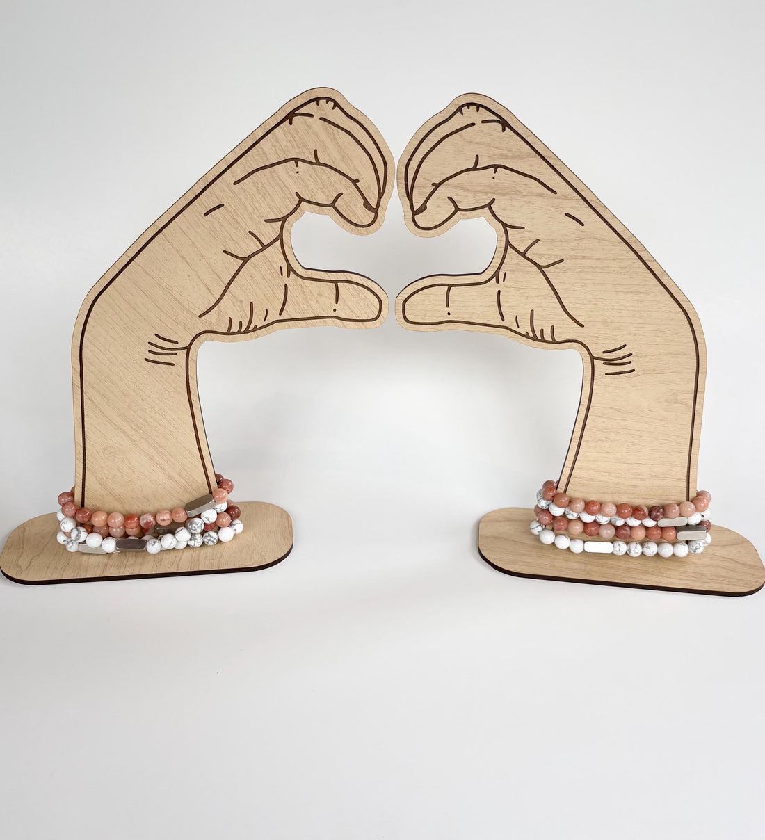 Hand Heart Bracelet Display- Vendor Craft Show Displays