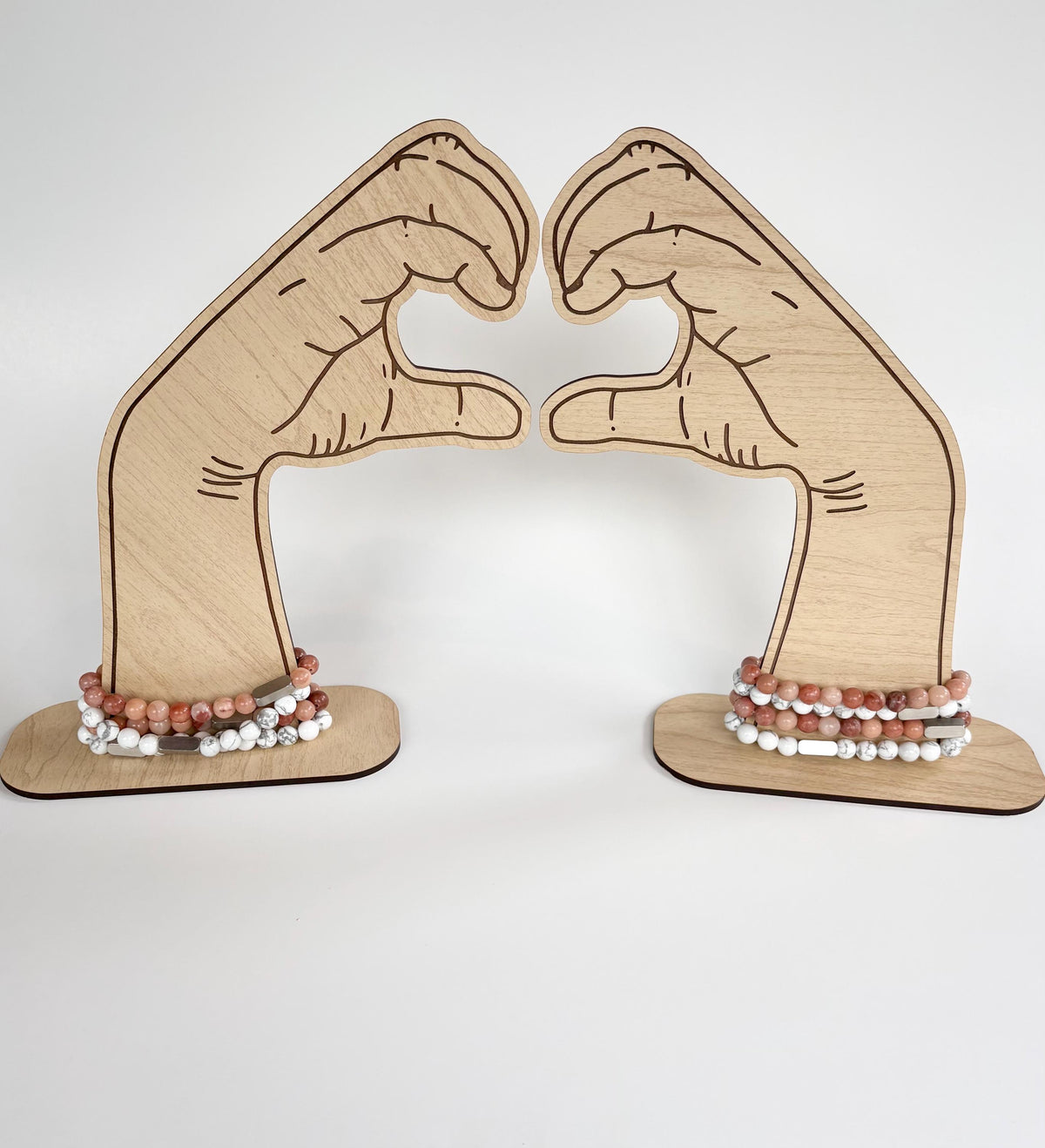 Hand Heart Bracelet Display- Vendor Craft Show Displays
